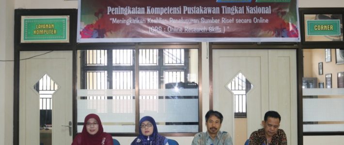 Workshop Peningkatan Kompetensi Pustakawan Tingkat Nasional UPT Perpustakaan UIN IB Padang