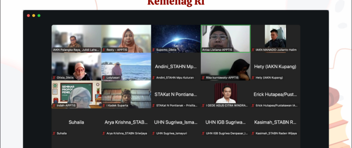 UIN Imam Bonjol Padang Ambil Bagian dalam Taskforce Nasional Formasi Pustakawan PTKN Bersama APPTIS dan Kemenag RI